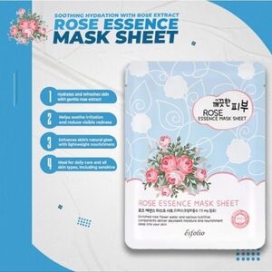 Esfolio Rose Essence Mask Sheet 1 Sheet